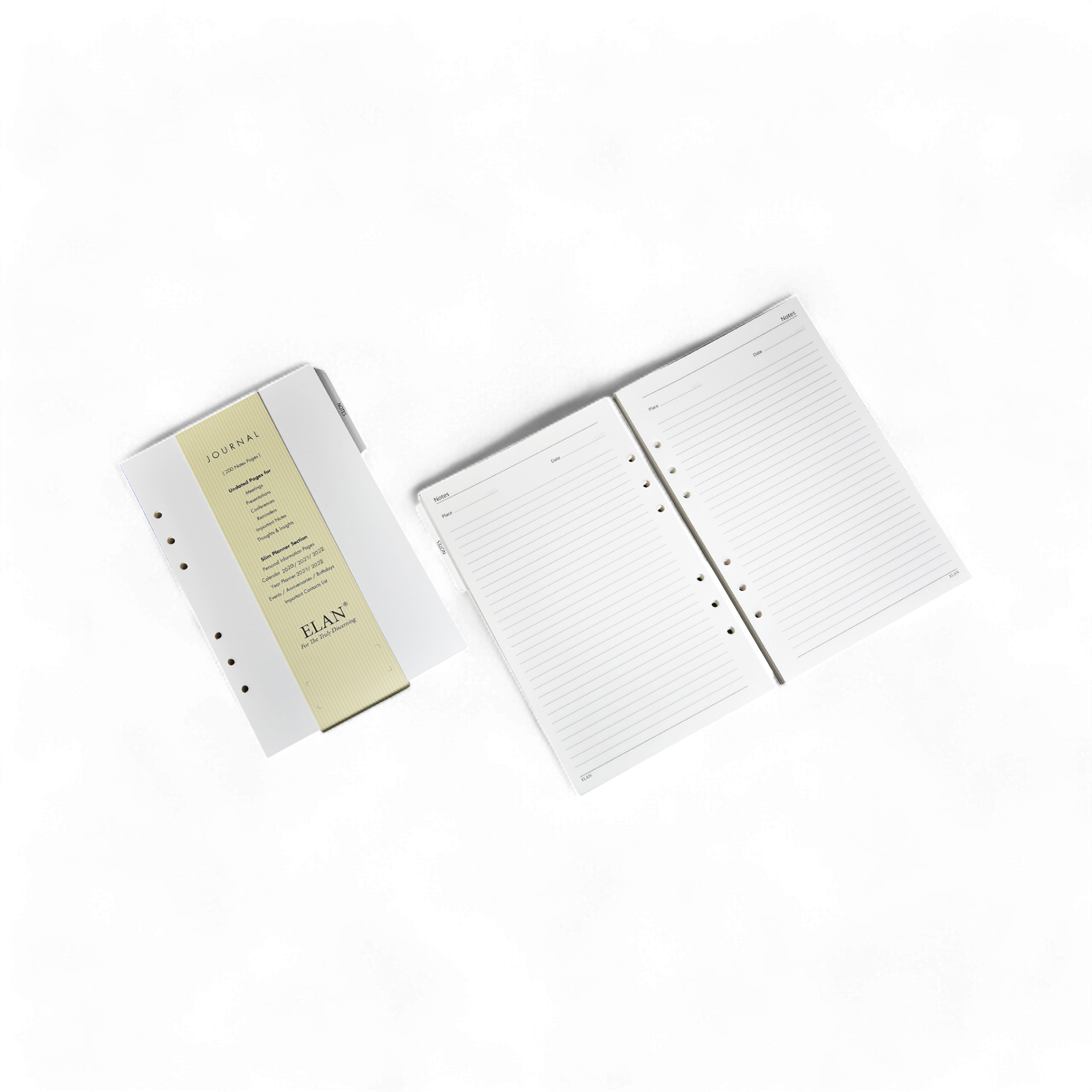 Journal Refill Set – Undated Inserts for Refillable Journals & Travelers Notebooks