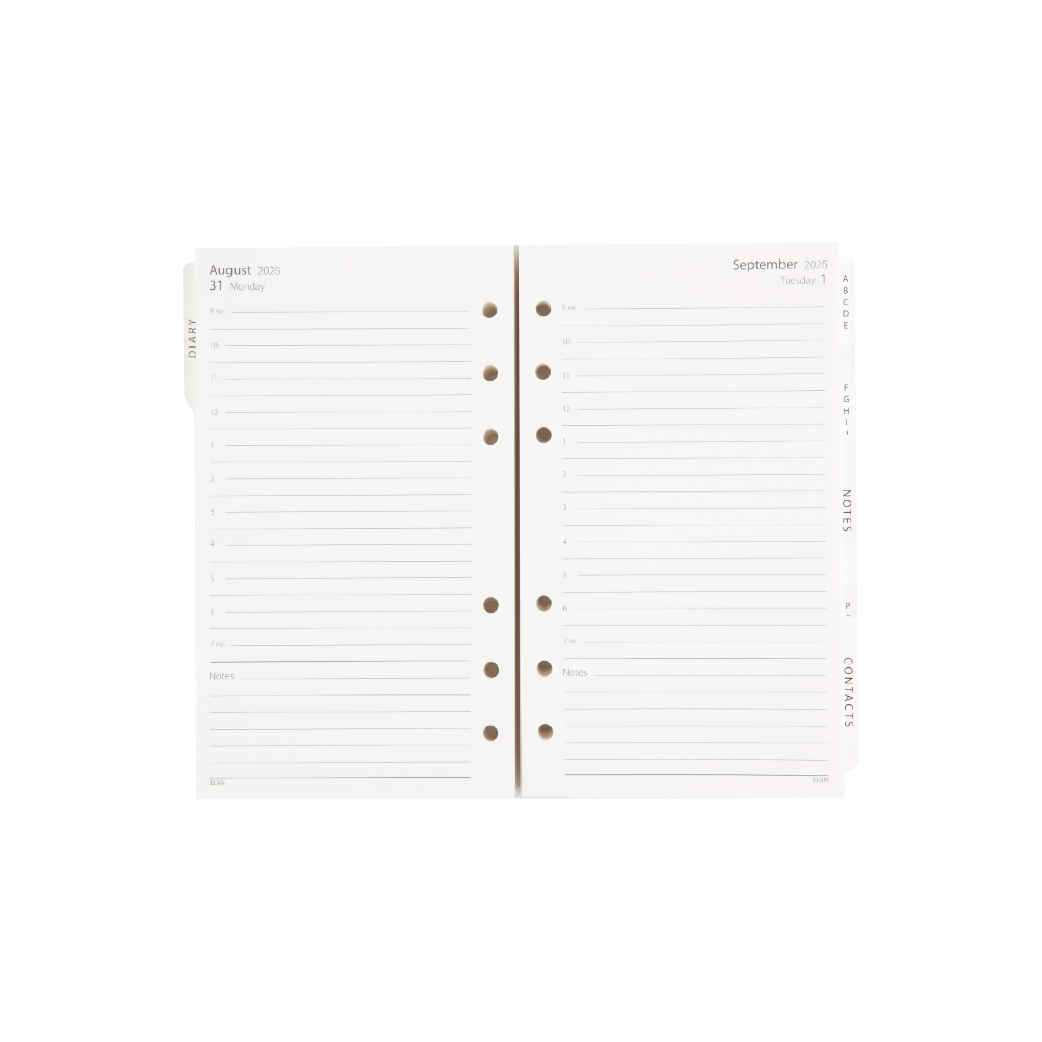 Executive Planner Refill Set 2025 – Premium Undated Pages for Professionals